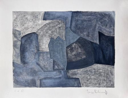Литография Poliakoff - Composition Grise L59 