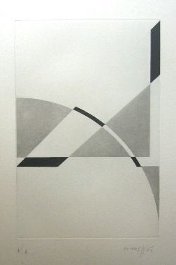 Гравюра Honegger - Composition géométrique 1