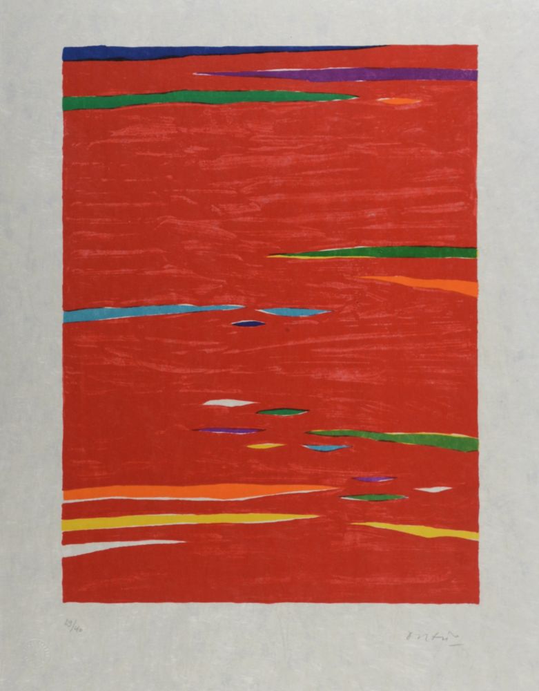 Литография Dorazio - Composition (#H), 1976 - Hand-signed