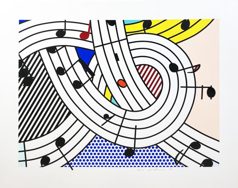 Сериграфия Lichtenstein - Composition II