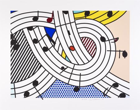 Сериграфия Lichtenstein - Composition II