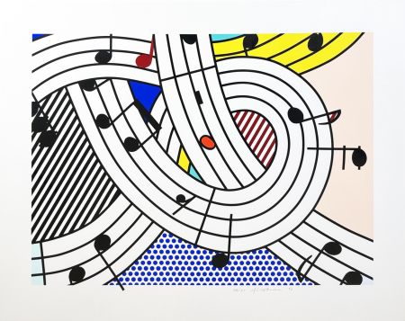 Сериграфия Lichtenstein - Composition II