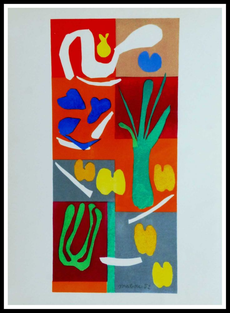 Литография Matisse (After) - COMPOSITION MARINE