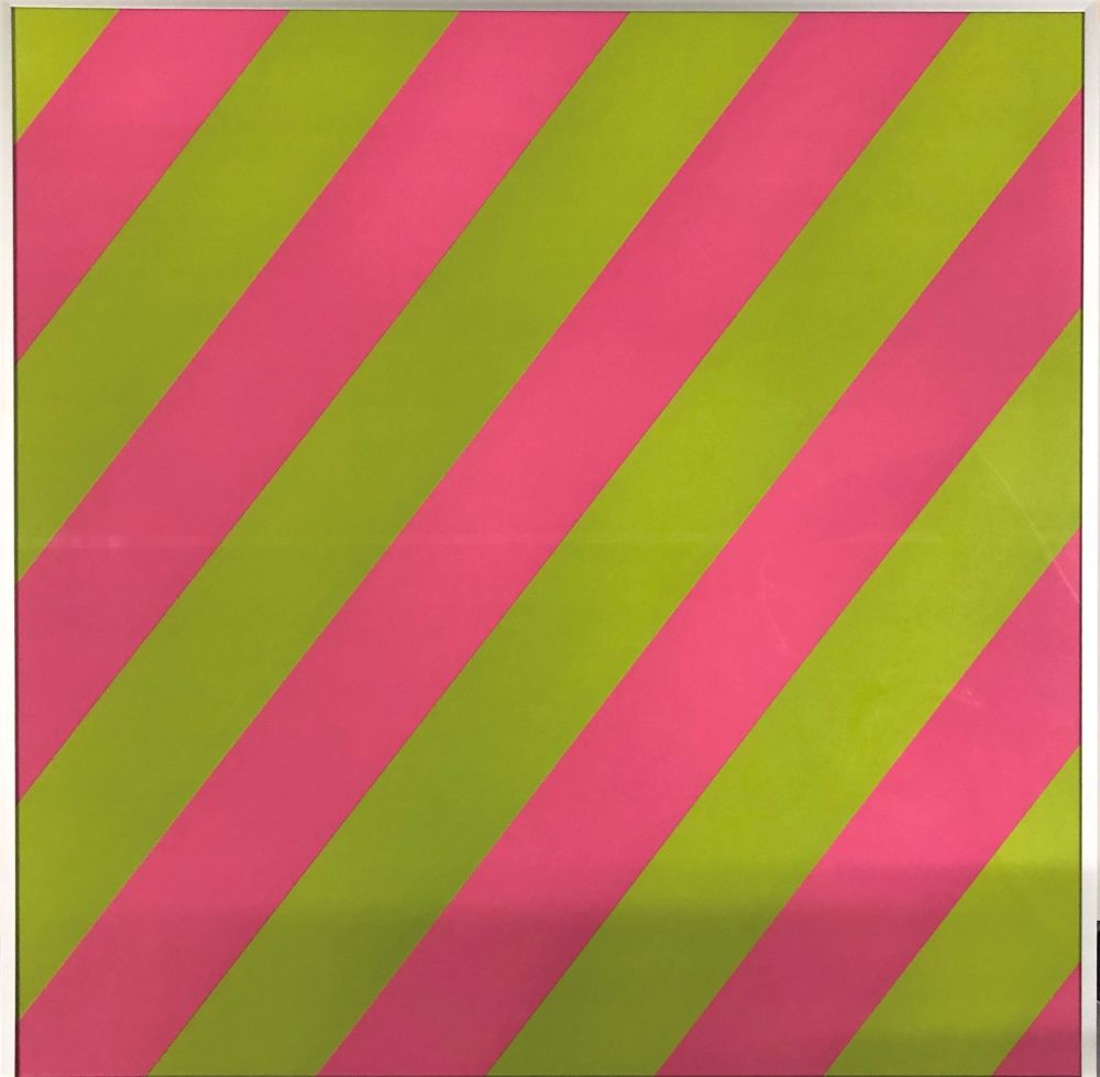 Литография Mosset - Composition Pink / Green
