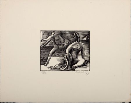 Гравюра На Дереве Survage - Composition surréaliste, 1957 - Hand-signed & numbered!