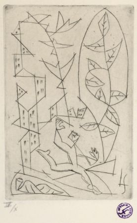 Офорт Survage - Composition surréaliste (B), c. 1930s