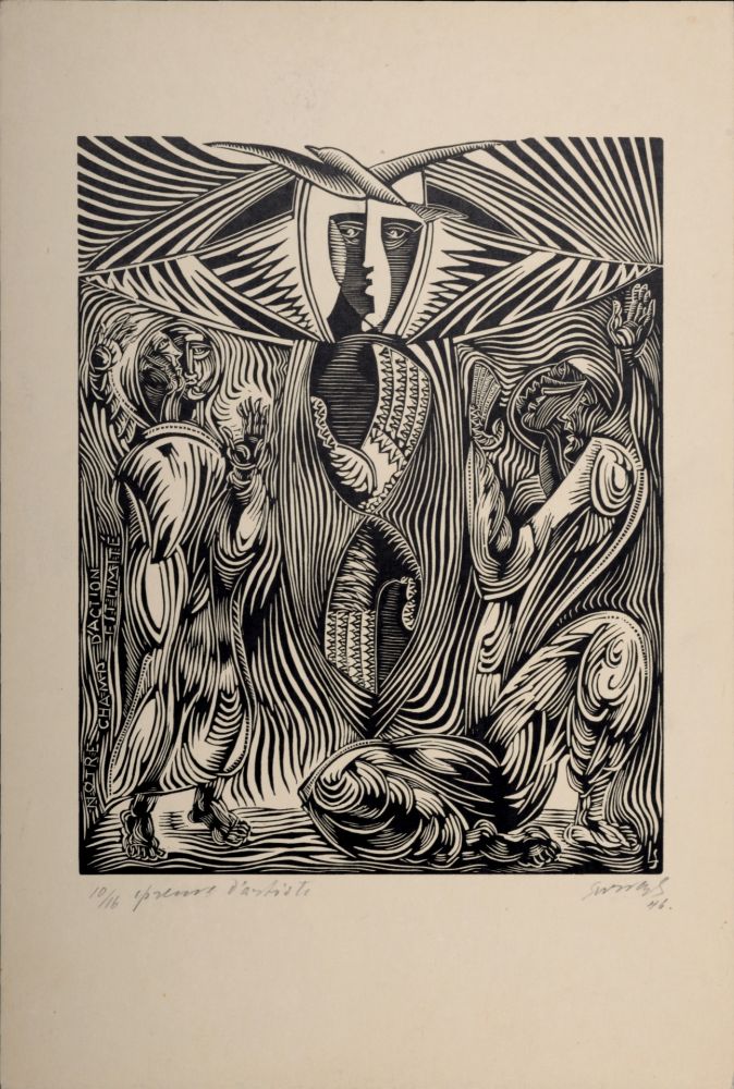 Фототипия Survage - Composition surréaliste XLII, 1946