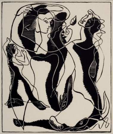 Гравюра На Дереве Survage - Composition surréaliste XXVIII, 1933