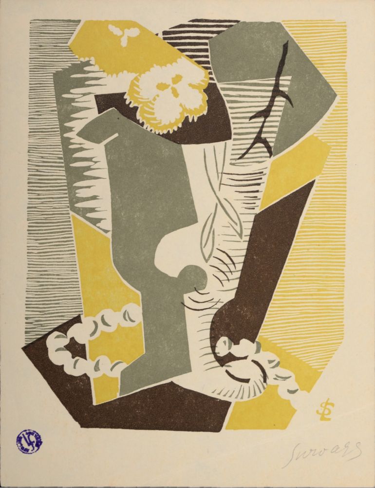 Гравюра На Дереве Survage - Composition surréaliste XXXIX, 1926
