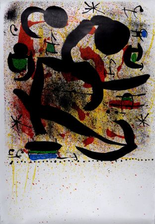 Литография Miró - Composition, Variant I, 1969 (Proof before the letter)