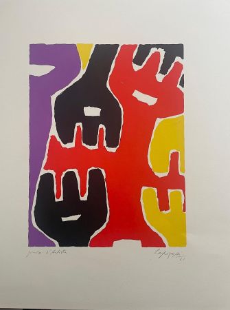 Литография Capogrossi - Composizione per XX Siecle