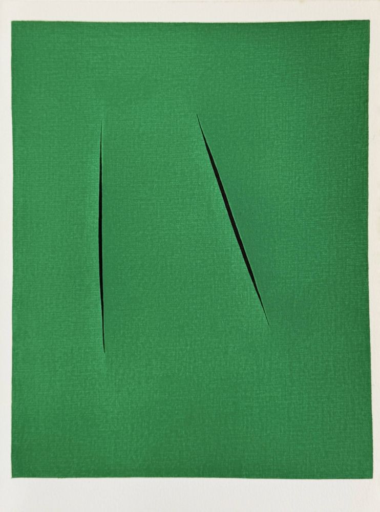 Литография Fontana - Concetto Spaziale