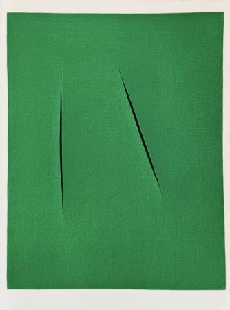 Литография Fontana - Concetto Spaziale