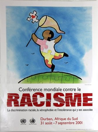 Гашение Ungerer - Conference Mondiale Contre le Rascisme 2001