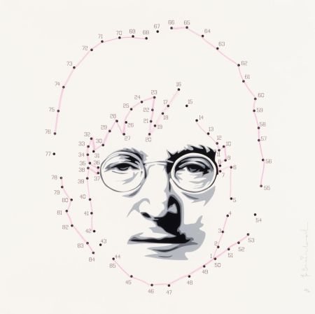 Сериграфия Mr Brainwash - Connecting Lennon - Pink