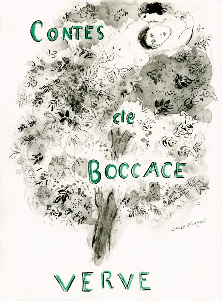 Иллюстрированная Книга Chagall - Contes de Boccace (Revue Verve)