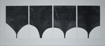 Сериграфия Lucien - Contrepoint en gris