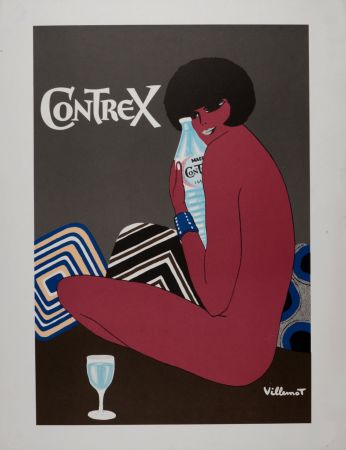 Литография Villemot - Contrex, c. 1980
