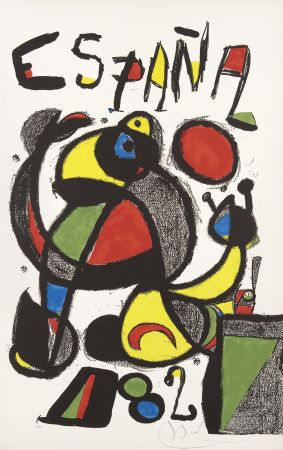 Литография Miró - Copa del mundo de futbol