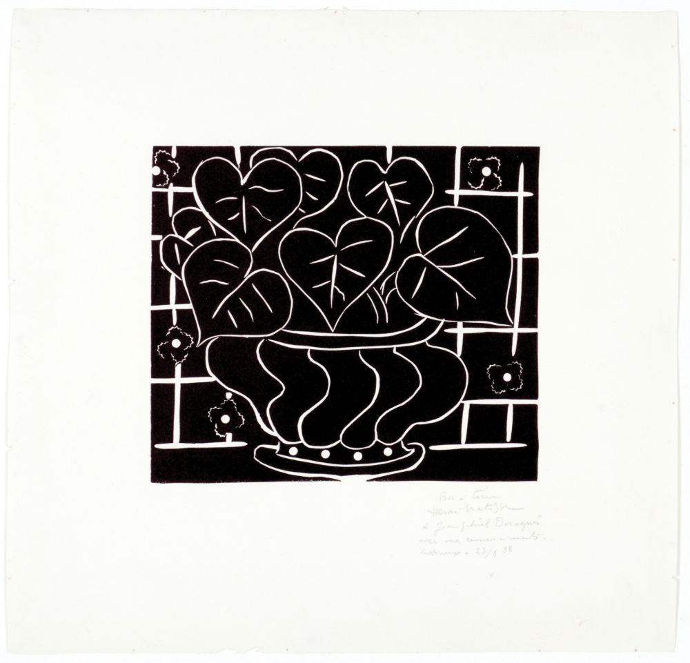 Линогравюра Matisse - Corbeille de bégonias I