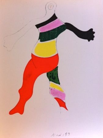 Гравюра Miró (After) - Costume de la toupie