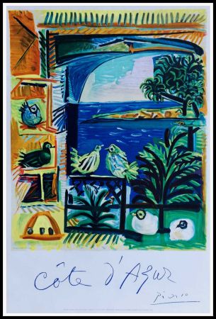 Литография Picasso - COTE D'AZUR