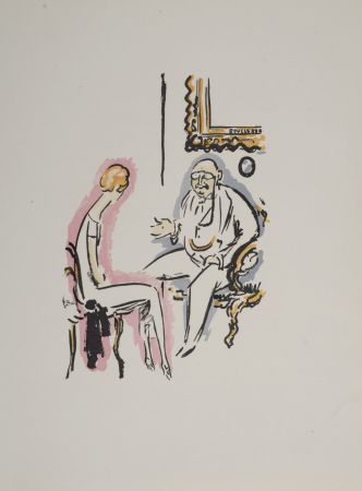 Трафарет Van Dongen - Couple Conversing
