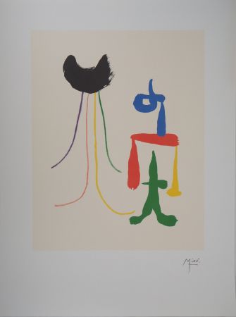 Литография Miró - Couple surréaliste