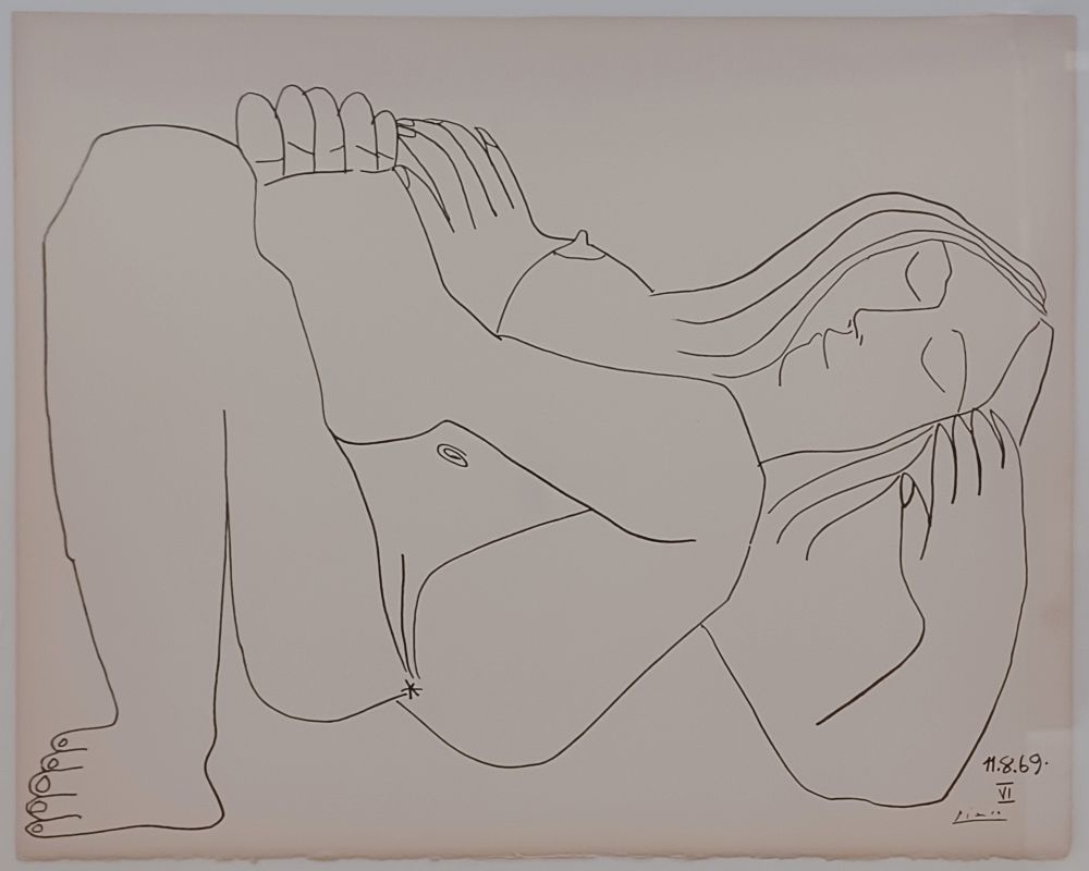 Литография Picasso - Couples and female nudes VI