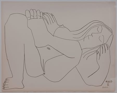 Литография Picasso - Couples and female nudes VI