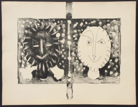 Литография Picasso - Couverture Mourlot I (B. 591)
