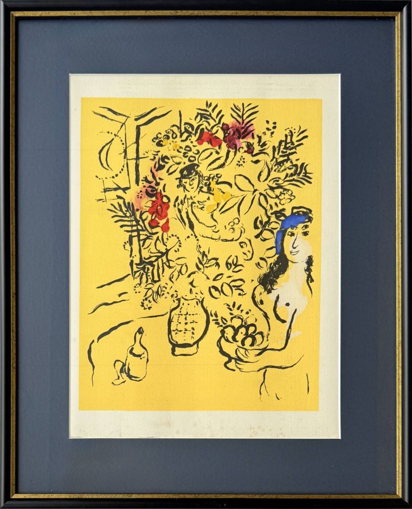 Литография Chagall - Cover for Menu (trial proof)