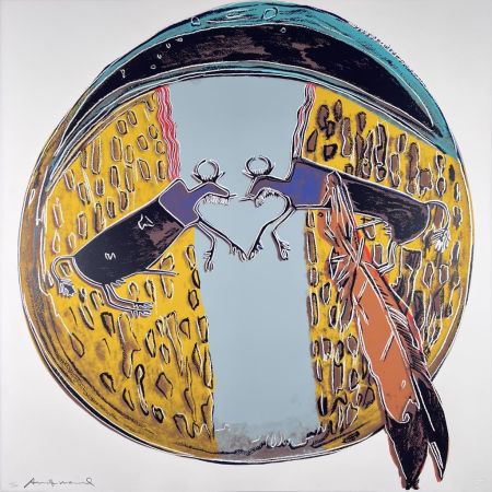 Сериграфия Warhol - Cowboys and Indians: Plains Indian Shield II.382