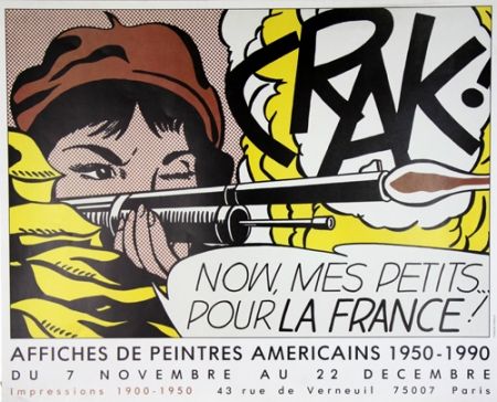 Гашение Lichtenstein - Crak Now Mes Petits pour la France