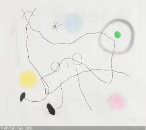 Акватинта Miró - Crapaud Lyre