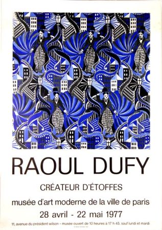 Гашение Dufy - Createur D'Etoffes  Musee D'art Moderne 