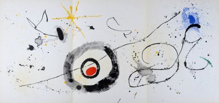 Литография Miró - Crossing the Mirror, 1963