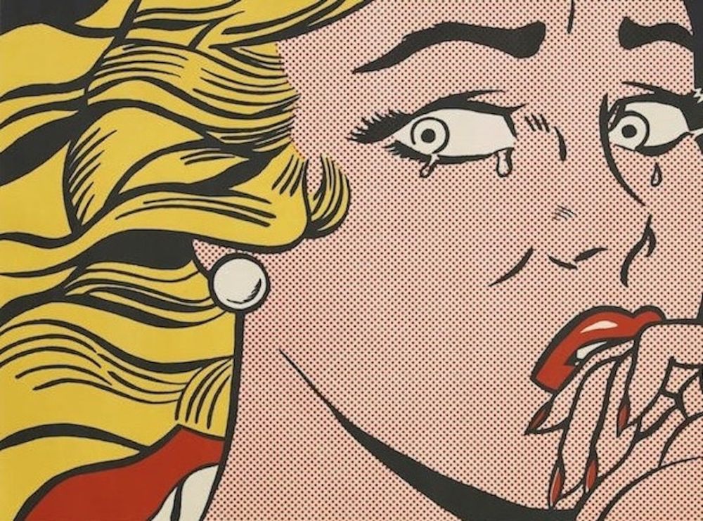 Литография Lichtenstein - Crying Girl