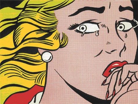 Литография Lichtenstein - Crying Girl