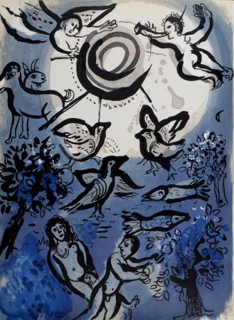 Литография Chagall - Création, 1960