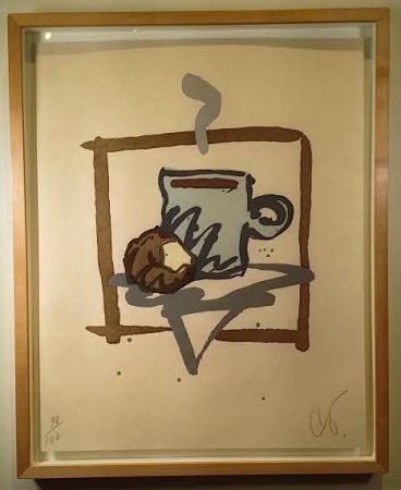 Гравюра На Дереве Oldenburg - Cup of Joe with Donut