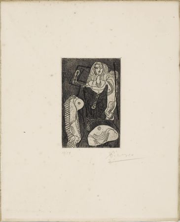 Офорт Picasso - C.Zervos. PICASSO ŒUVRES 1920-1926. 1/50 avec l'eau-forte originale signée (1926).