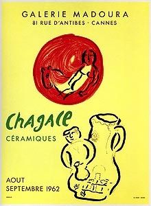 Литография Chagall - Céramiques