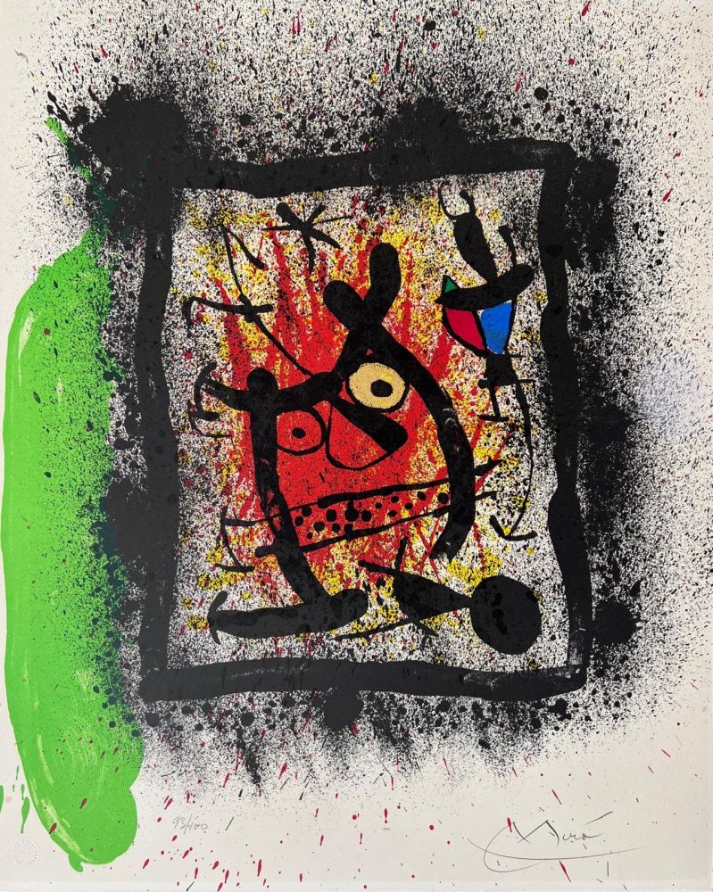 Литография Miró - Da Lebenslangliches interview 