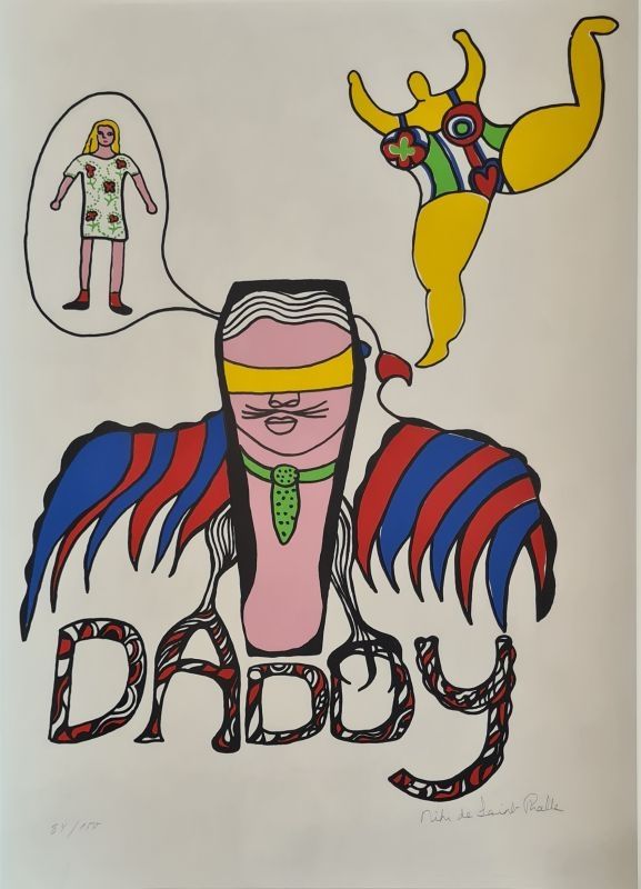 Сериграфия De Saint Phalle - Daddy 