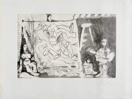 Офорт И Аквитанта Picasso - Dans l'Atelier