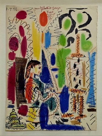 Литография Picasso - Dan's l'atelier de Picasso 