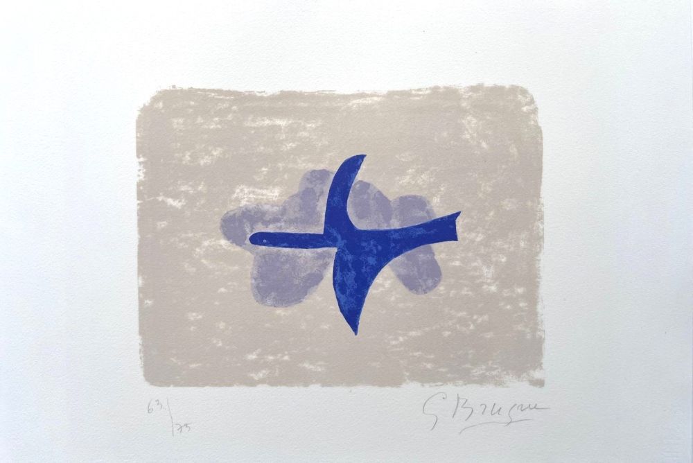 Литография Braque - Dans le ciel 