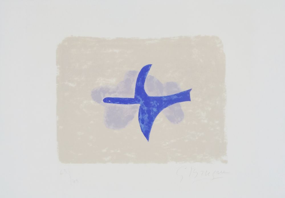 Литография Braque - Dans le ciel