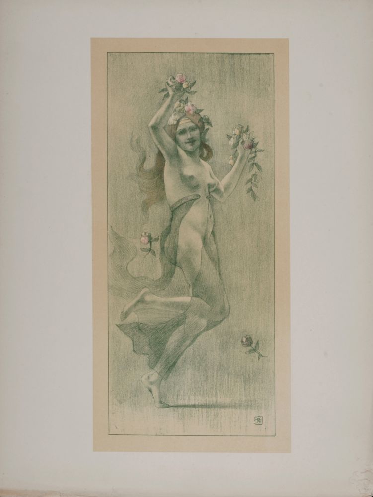 Литография Rassenfosse - Danse, 1897
